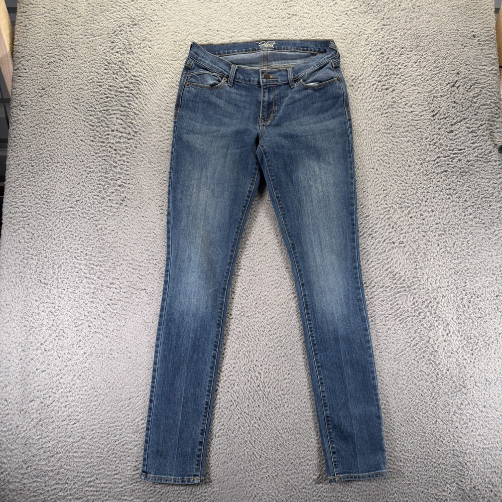 Old Navy The Flirt Jeans Women 6 Blue Cotton Denim Skinny Workwear Faded Stretch